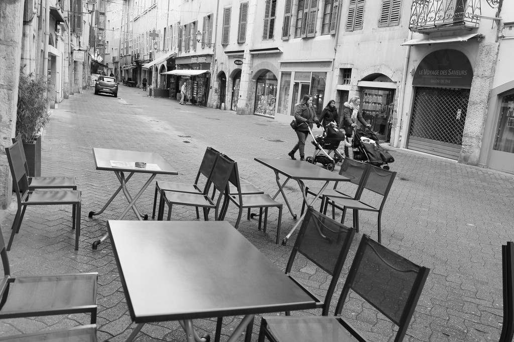 Terrasse en hiver photokinart