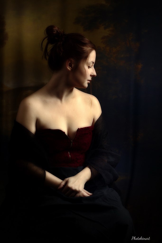 femme pensive renaissance photokinart