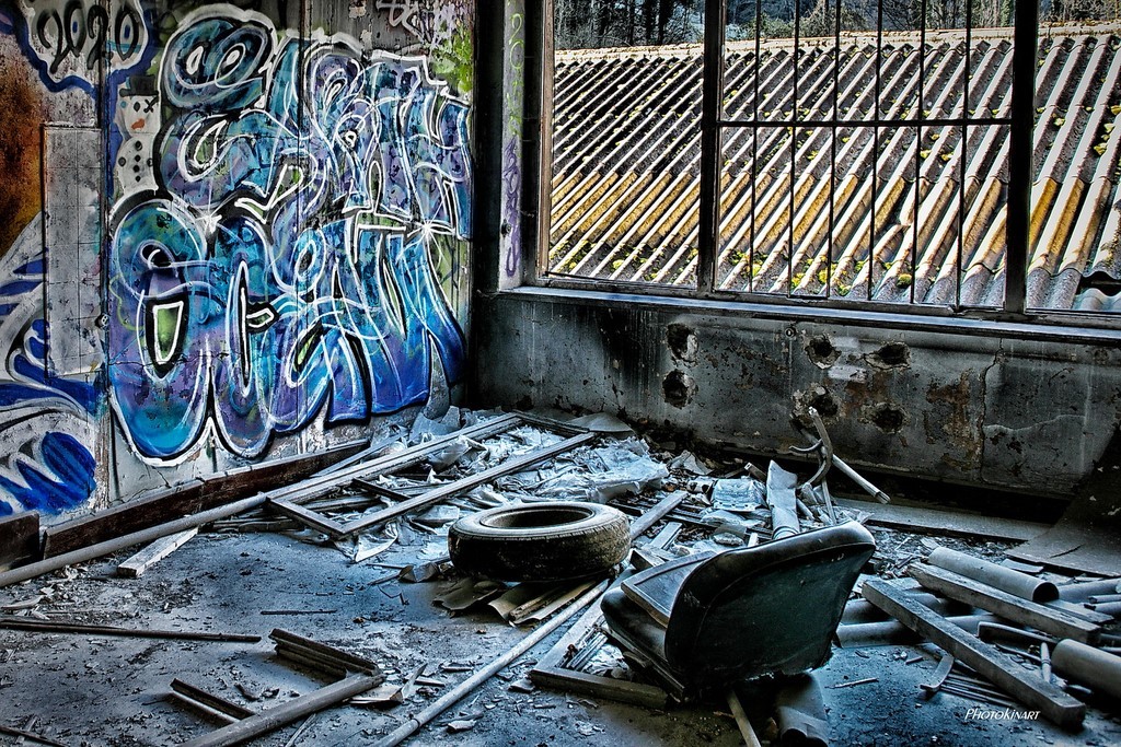 urbex photokinart la roue et le siège