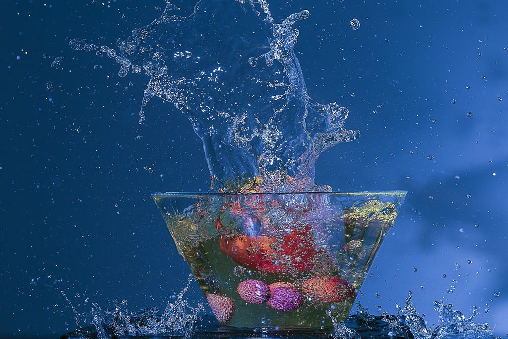 Nature morte fruits dans l'eau pFruits d'automne nature morte  photokinart